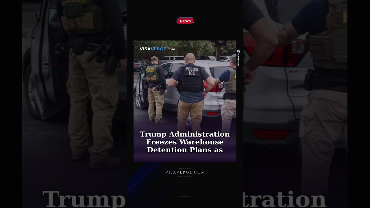 Trump Administration Freezes Warehouse Detention Plans as Markwayne Mullin Probes