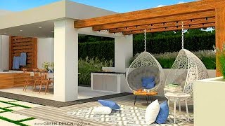 100 Modern Backyard Patio Design Ideas 2024 Home Garden Landscaping ideas Outdoor Seating Designs 2