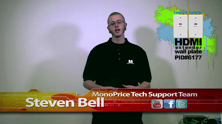 How to extend a HDMI connection using Cat5e/Cat6 cables