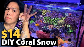 For $14: More Water Clarity No Cyano, Vermetid Snail Lower Nutrients Testing out DIY Coral Snow.