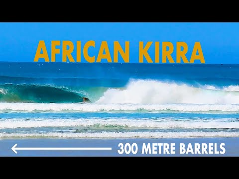 SURFING AFRICAN KIRRA | Endless Barrels at Rare African Superbank!