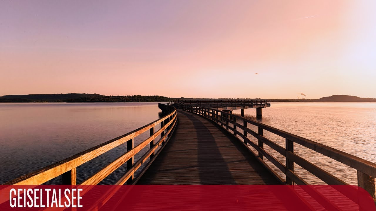 Мирная утренняя прогулка в Geiseltalsee Германия | 4K Звуки природы для сна и релаксации