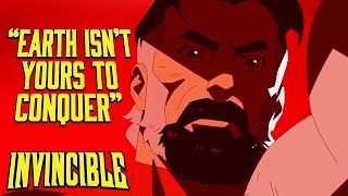 Omni-Man Mercilessly Wipes Out The Flaxans | Invincible | Prime Video