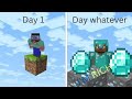 My One Block Island is Getting HUGE in Minecraft
