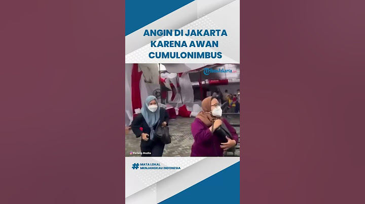 Penjelasan BMKG Mengenai Cuaca Ekstrem yang Terjadi di DKI Jakarta karena Awan Cumulonimbus