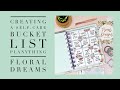 PLANYTHING FLORAL DREAMS UNBOXING + SELF CARE BUCKET LIST PLAN WITH ME | THE HAPPY PLANNER