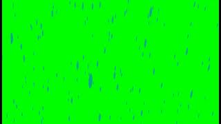 free rain green screen please give credit