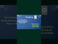 UPI Transaction with Pending Status