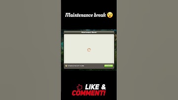 Clash of clans maintenance break 😵