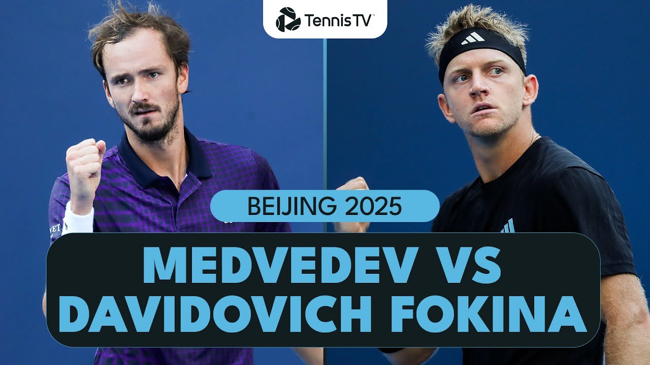 Alejandro Davidovich Fokina vs Daniil Medvedev 🤝 | Beijing 2025 Highlights