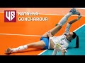 Nataliya goncharova  beautiful volleyball girl  warming up 3