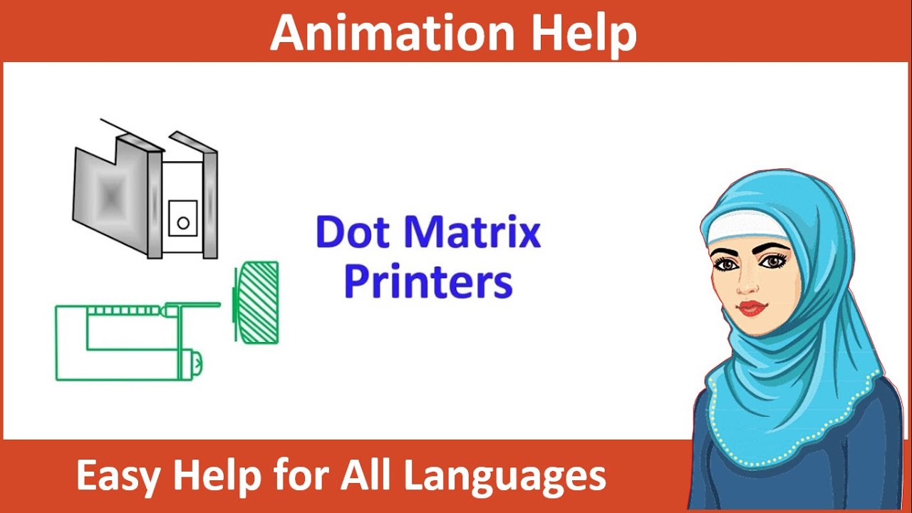 Dot Matrix Printer Simple but Knowledge Full Animation Video (Output  Devices) - YouTube