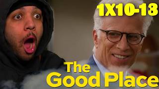 The Good Place 1x10 - 1x13 REACTION!! "WHAT WAS THAT ENDING OMG!"