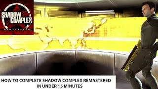 Shadow Complex Remastered [PC]: How to complete the game in under 15 minutes speed run