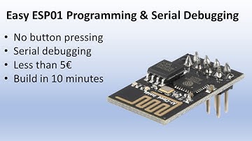 Easy ESP01 programming and serial debugging