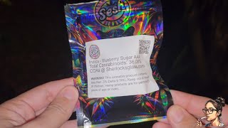 Blueberry Sugar AAA | Sherlock Glass & THCA review 