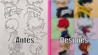 Speed DRAWING BAKUGO DEKU SHOTO DABI TOGA URARAKA My HERO ACADEMIA Boku no Hero Academia