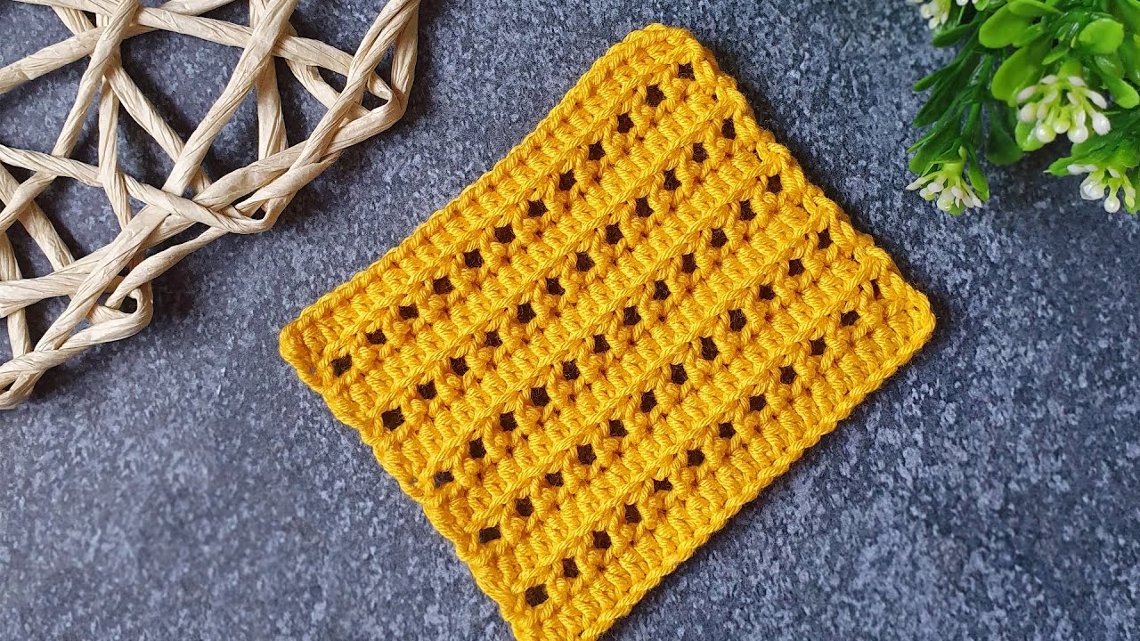 Wow! Such a simple crochet stitch! Crochet pattern.