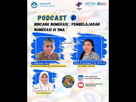 Bincang Numerasi : Pembelajaran Numerasi di SMA