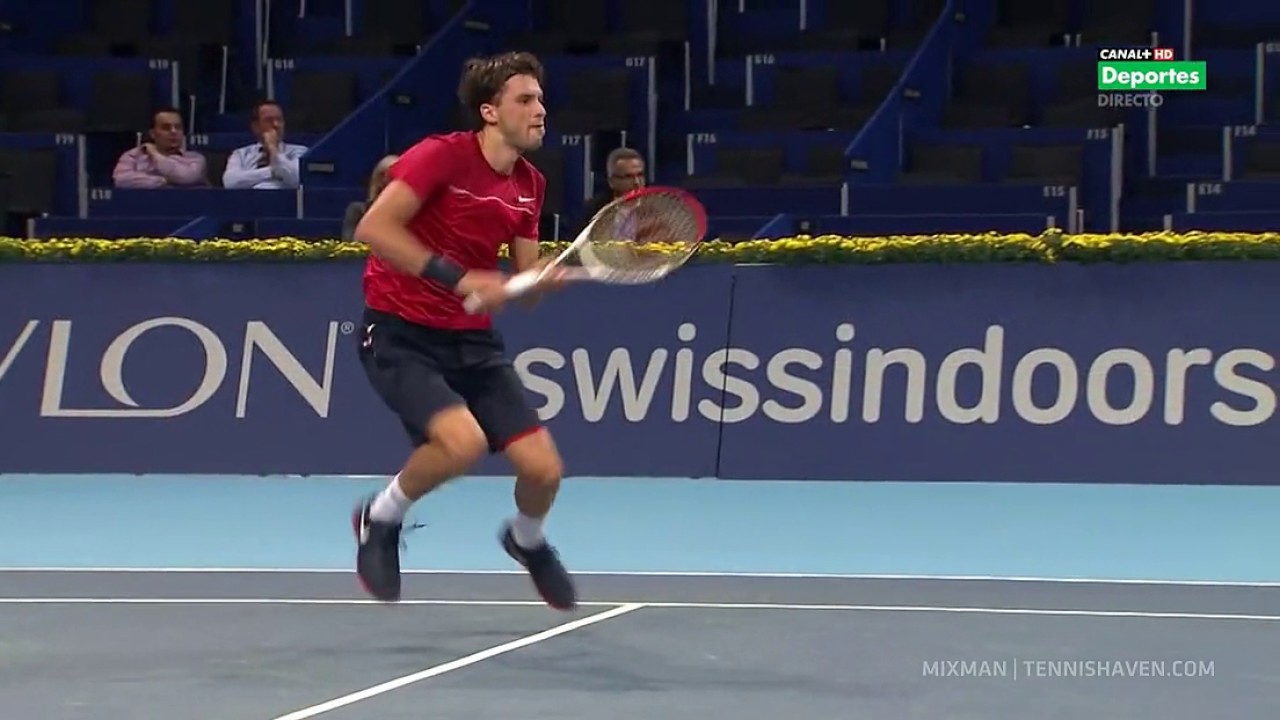 Grigor Dimitrov vs. Viktor Troicki Swiss Indoors Basel 23.10.2012. - The best Hot Shot of 2012 !!!