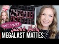 Wet N Wild Megalast Matte Lipsticks! Lip Swatch Party - All Shades! | LipglossLeslie