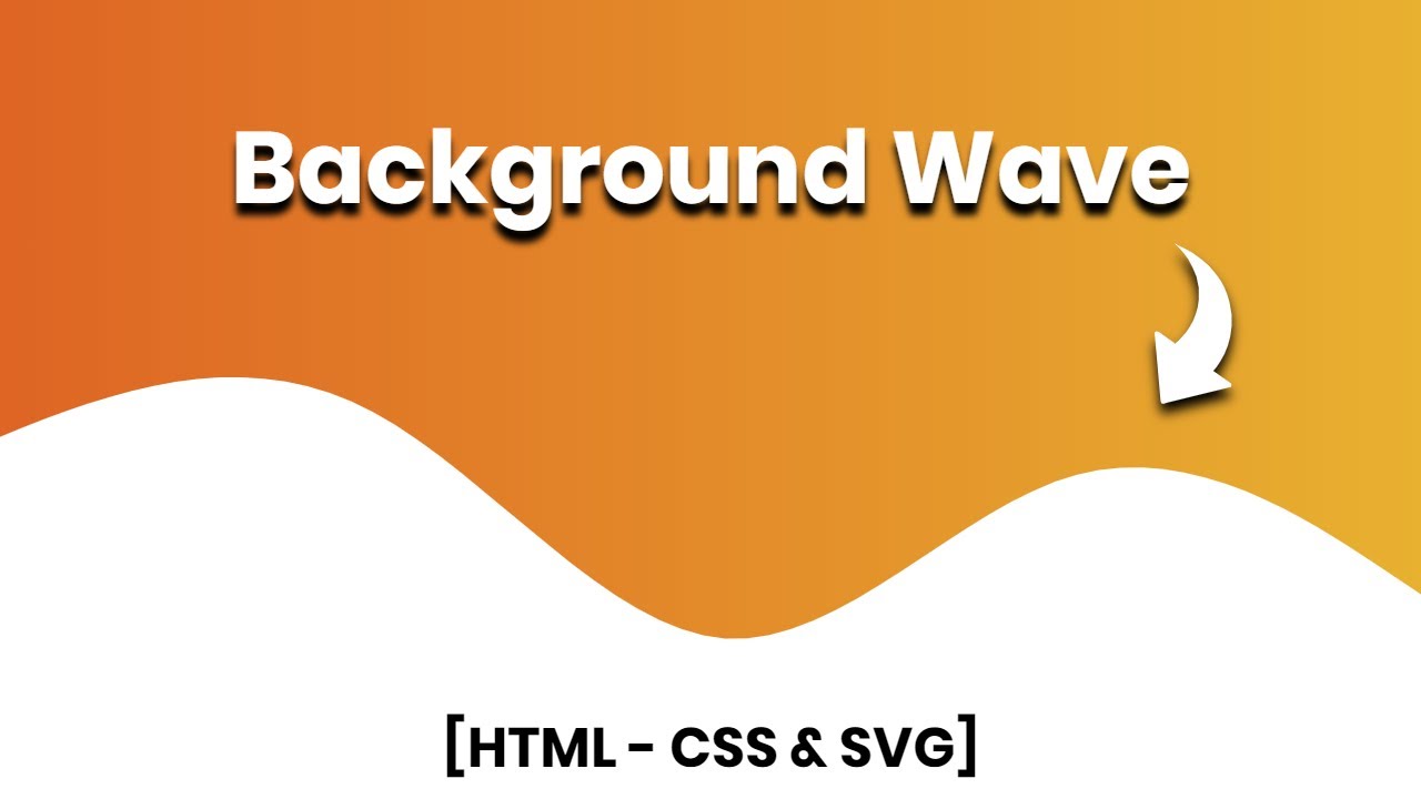 Faire un background wave en CSS & SVG - YouTube