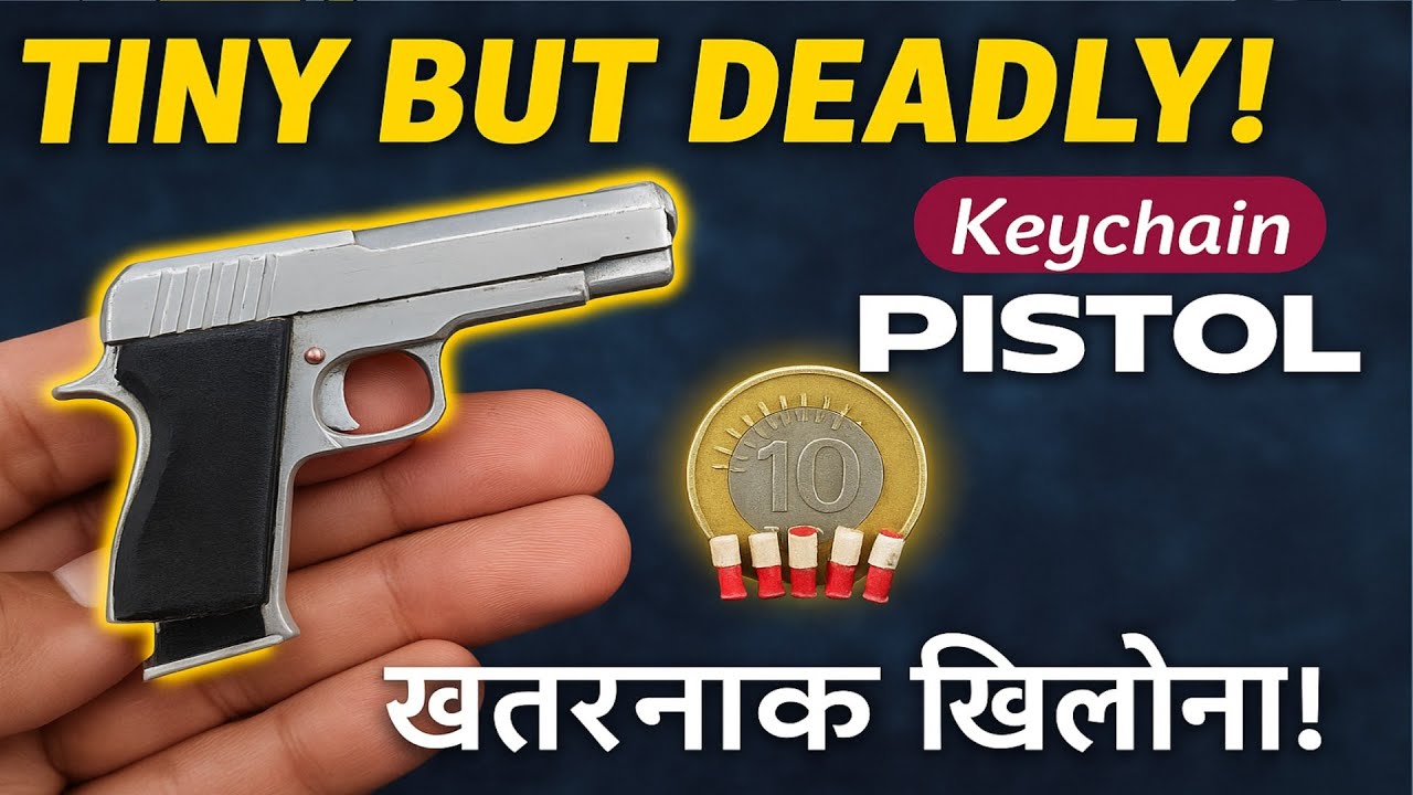 DIY Miniature Toy pistol Gun | घर पर बनाएं असली जैसी टॉय गन | Mini Weapon Craft Idea