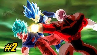 Goku y Vegeta VS Jiren | Goku SSB kaioken y Vegeta Blue Evolution | DBZ BT3 ZhiendZ parte 2