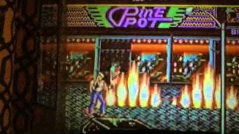 Streets of Rage 2! Sega Emulator, Unhappy video projector