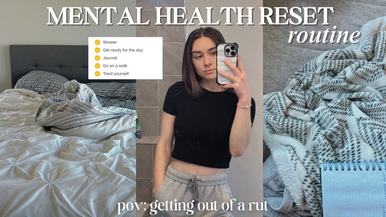 a mental health reset day *try to feel better with me*