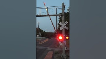 Thumbnail of Bam! Railroad Crossing Gate Smacks Ground | #shorts