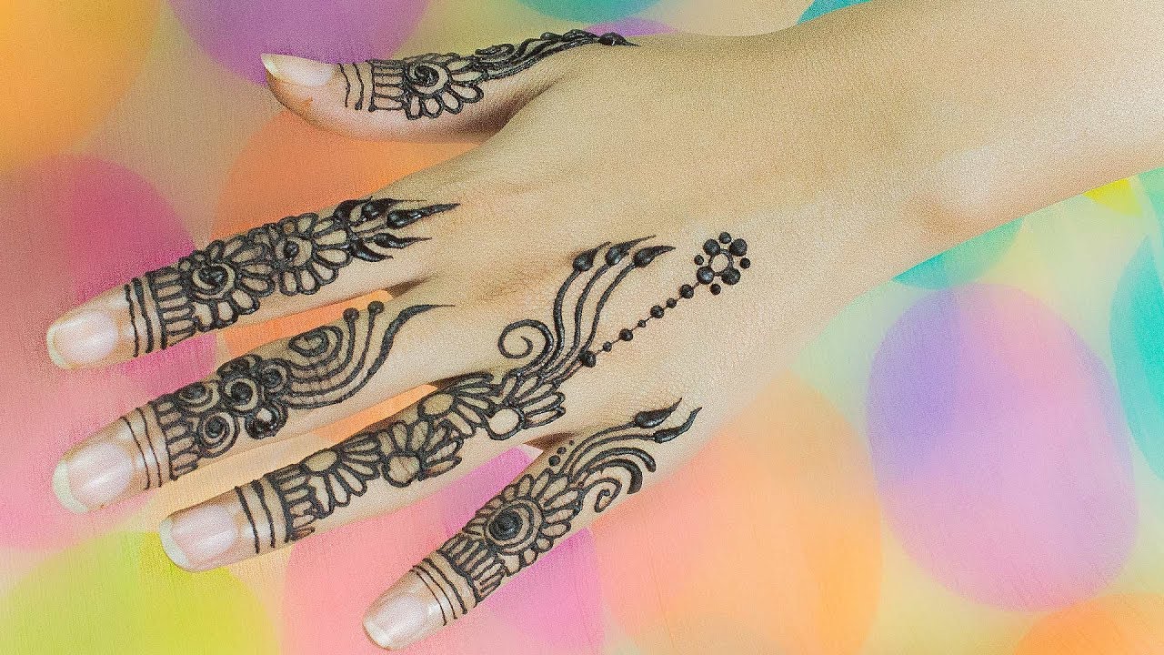 Artistic Fingers Mehndi Design Video 2017 - YouTube