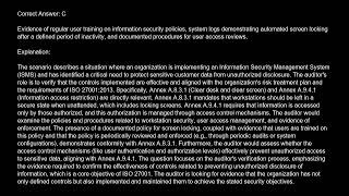 ISO 27001 2013 Information Security Management System Auditor Free Practice Test video ISO 27001 2013 Information Security Management System Auditor Free Practice Test video