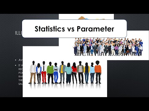 How to distinguish a Statistic from a Parameter