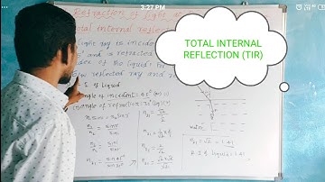 (PART-6)REFRACTION OF LIGHT AT PLANE SURFACES