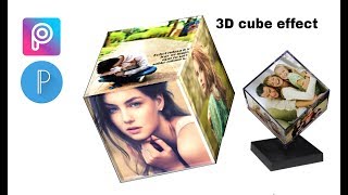 3D Cube Effect Tutorial Picsart & Pixellab [mr Azam khan] screenshot 5