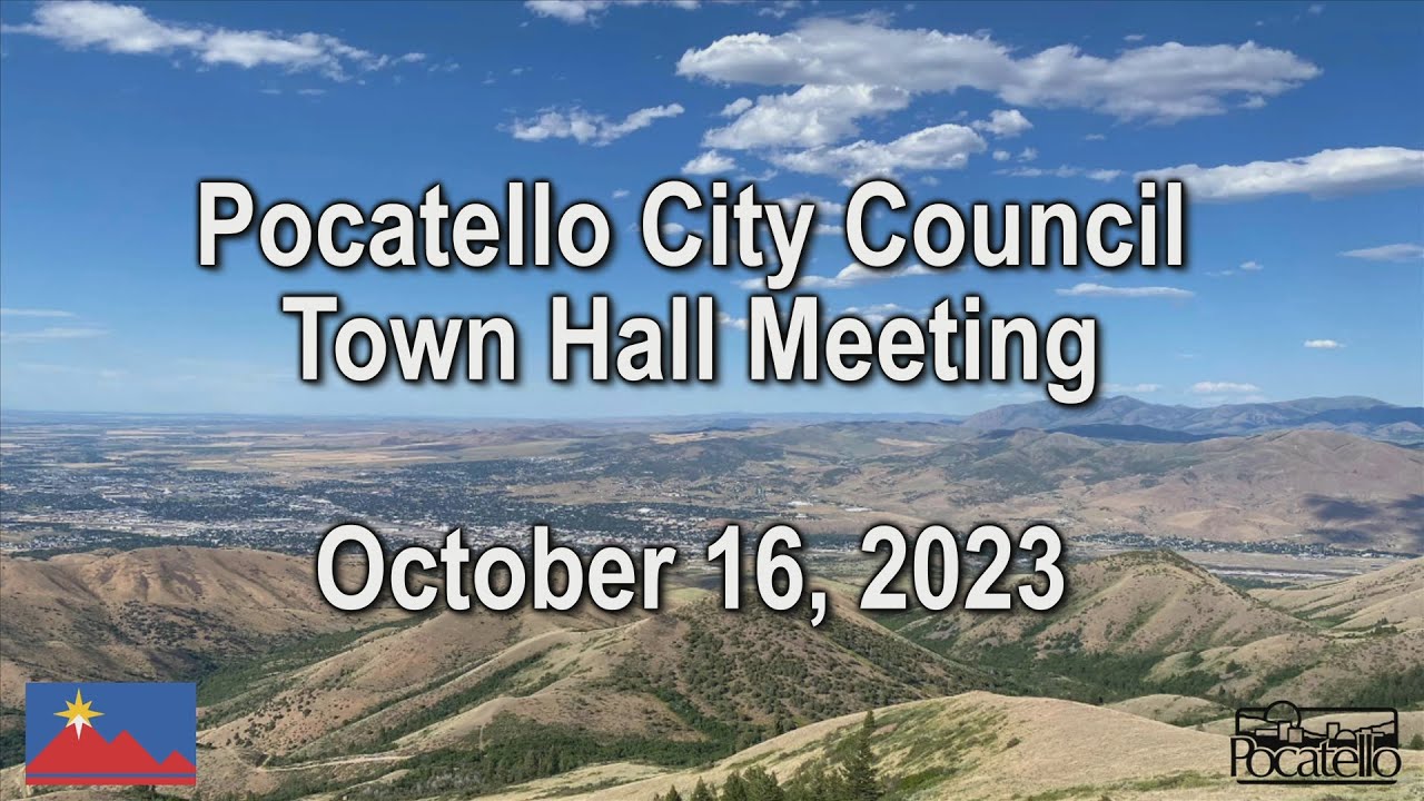 Pocatello City Council Townhall 10 16 23 YouTube