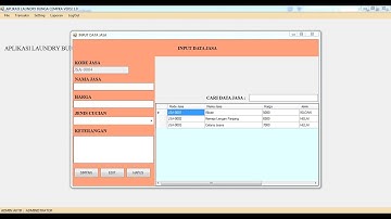 PART 5 : EDIT, HAPUS DAN PENCARIAN PADA APLIKASI LAUNDRY DI VB.NET