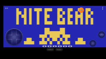 Nite Bear (Atari 2600 homebrew)- I did not make game