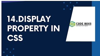 CSS Display Property | Complete CSS Course #14