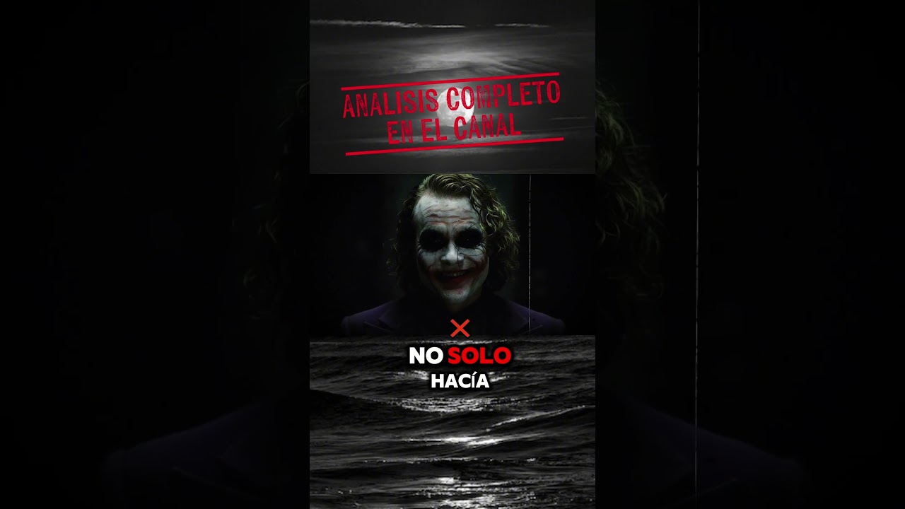 JOKER la idea que Gotham nunca pudo detener | Análisis Batman The dark knight ⭐