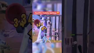 The BEST Fortnite Settings 🤩 #benfn #fortnite #fyp #fncs #peterbot #foryou #mongraal #clix