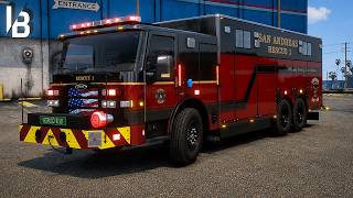 The NEW Rescue Truck is Finally Here in My Serious FiveM Community