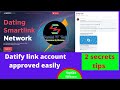 How to approved datify link cpa account | Signup and approved easily 2  tips |Bangla tutorial