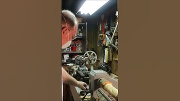 Restoring Two Man Felling & Crosscut Saws Pt 52 Turning New Handle #turning #mulberry