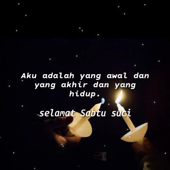 Story WhatsApp - malam paskah (Sabtu suci) 2021