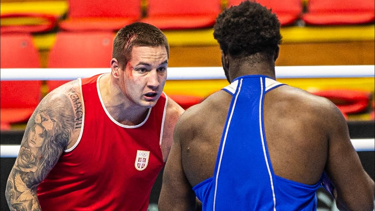Nelvie Tiafack (GER) vs. Dušan Veletić (SRB) World Olympic Qualifiers 2024 QF's (92+kg)