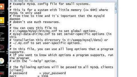 PHP-Lesson 1 Settings XAMPP apache, php, mysql configuration