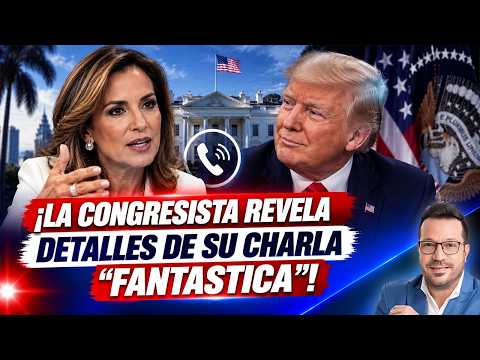 María Elvira DICE que habló con TRUMP, qué pasó después