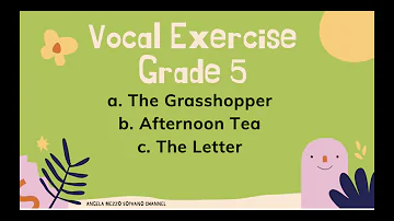 Vocal Exercise- Grade 5 for Trinity College London Singing Exams from 2018